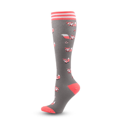 Cute Panda Pattern Compression Socks(6 Pairs) - image 3