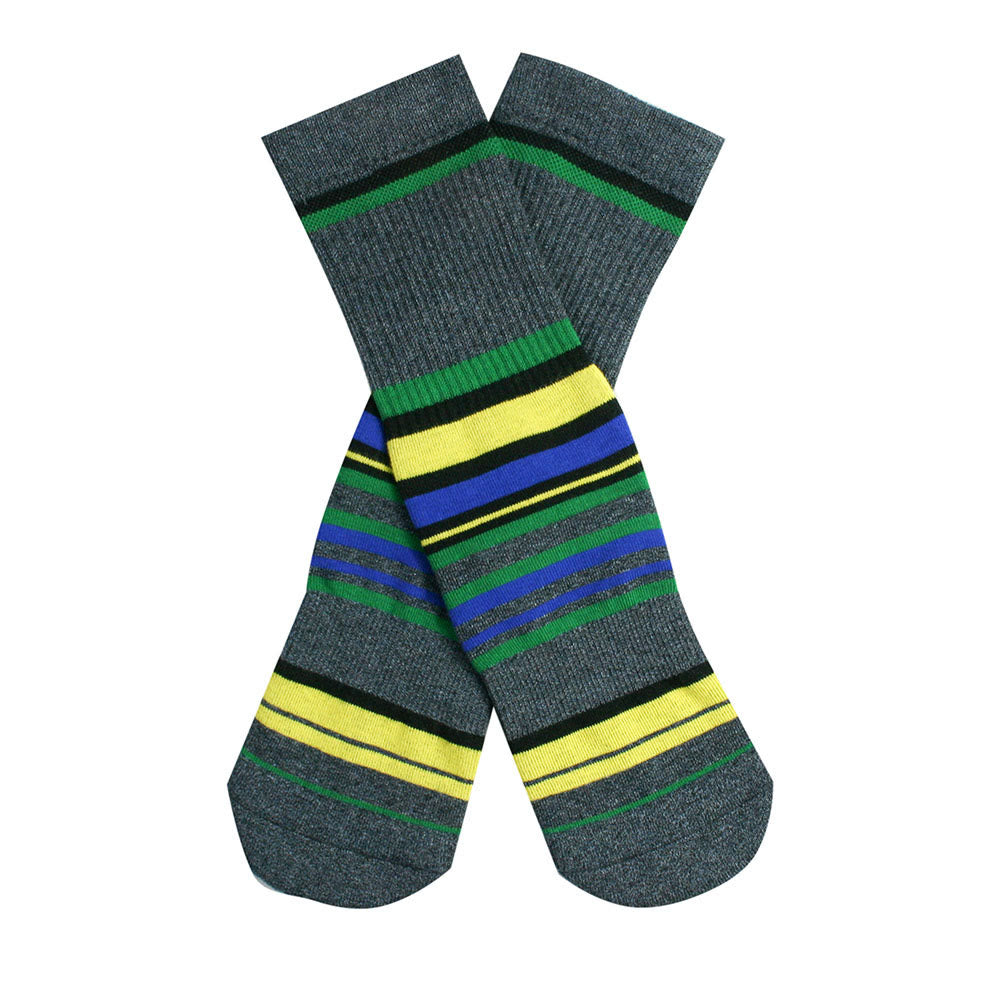 Dark Green Stripes Knee High Cushioned Socks - image 8