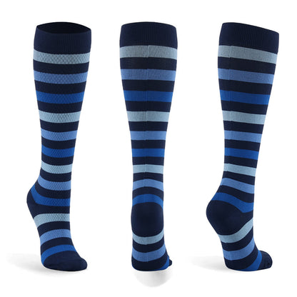 Striped Series Casual Compression Socks(6 Pairs) - image 4