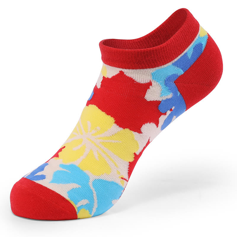 Color Contrast Ankle Socks(5 Pairs) - image 4
