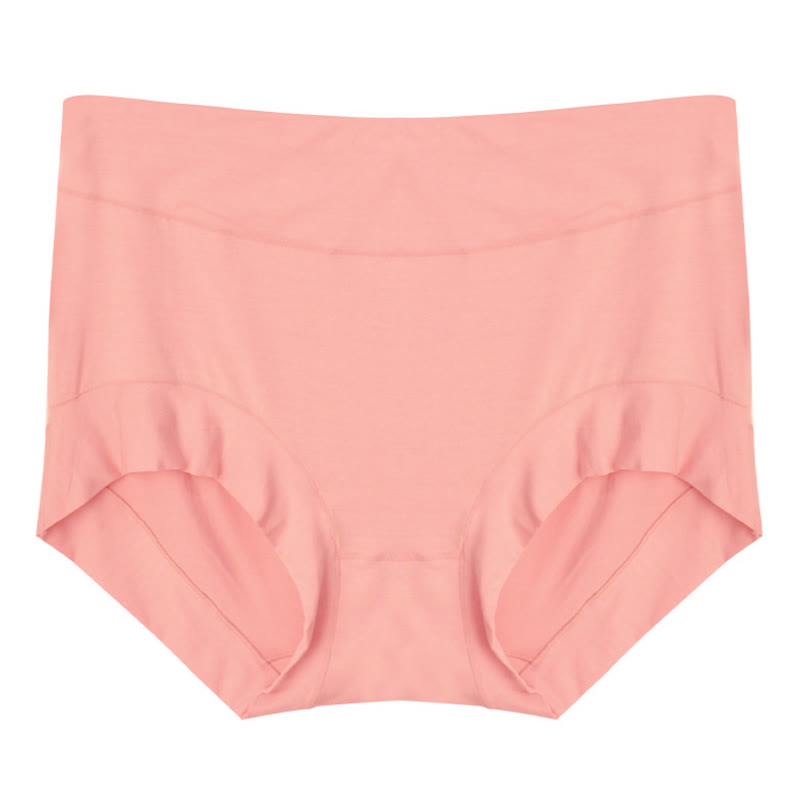 High-Waisted Breathable Panty(3 Pairs) - Pink - Fits 175-255lbs - image 11