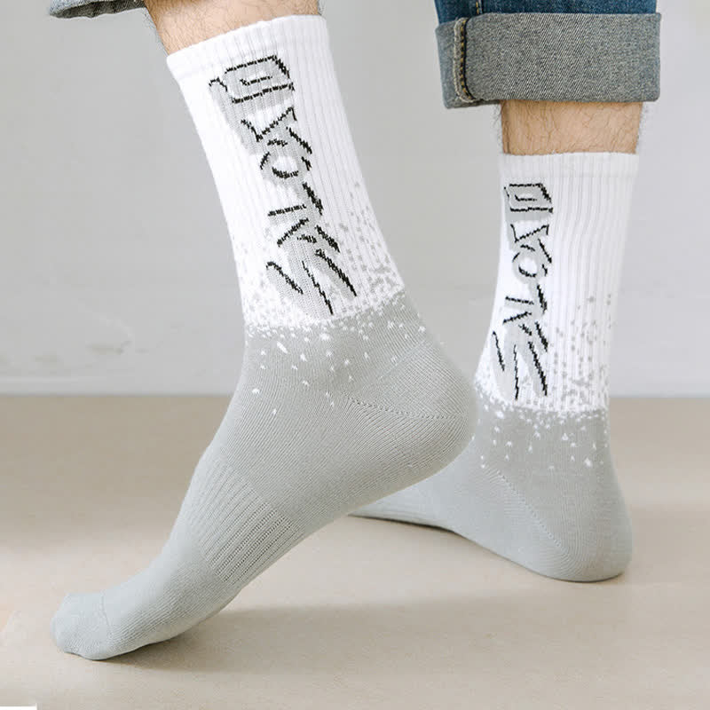 Trendy Crew Socks(5 Pairs) - image 9