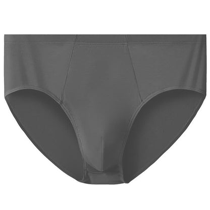 Plus Size Simple High-Waisted Strentch Hip Briefs(2 Packs) - Dark Grey - 10XL - image 12