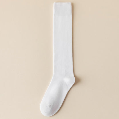 Sweat-absorbing Knee High Socks(3 Pairs) - White - Fits 220lbs - image 8