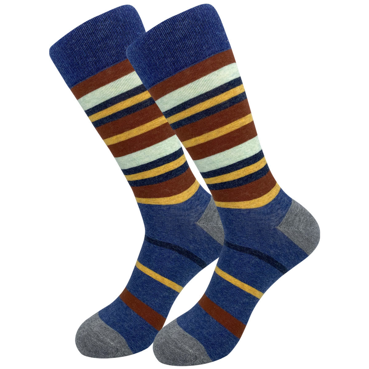 Plusock Fashion Plaid Crew Socks(5 Pairs) - image 3