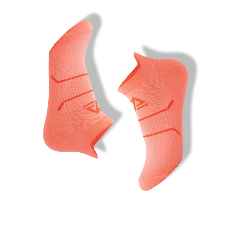 Plus Size Athletic Cushioned Ankle Compression Socks(7 Pairs) - Pink - EU40-45(US 8-12) - image 9