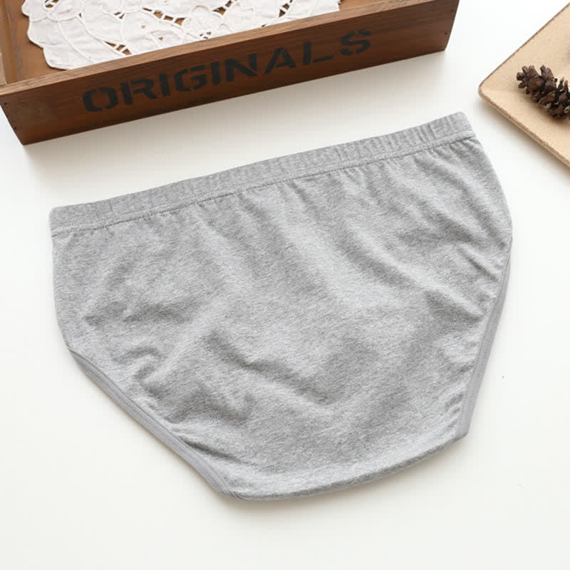 Plus Size Solid Cotton Strentch Hip Briefs(2 Packs) - image 2