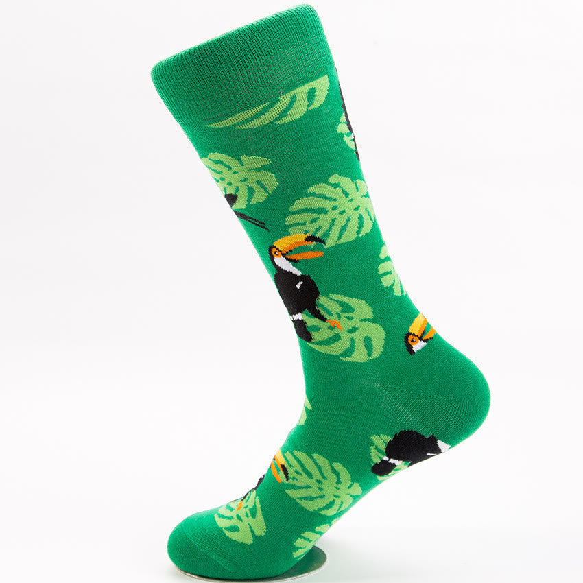 Plus Size Cute Panda Crew Socks(5 Pairs) - image 3