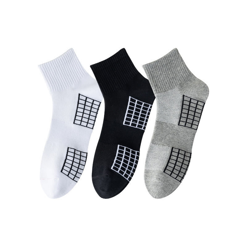 Breathable Sport Quarter Socks(3 Pairs) - Multicolor - EU43-46(US9-12) - image 8