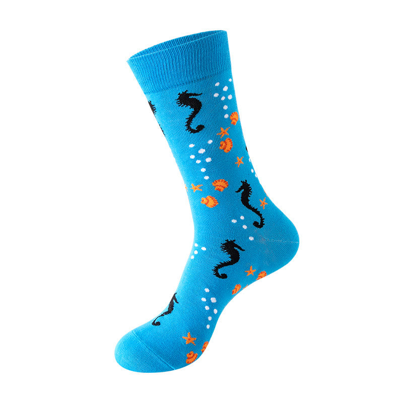 Plus Size Sea Creatures Crew Socks(5 Pairs) - image 2
