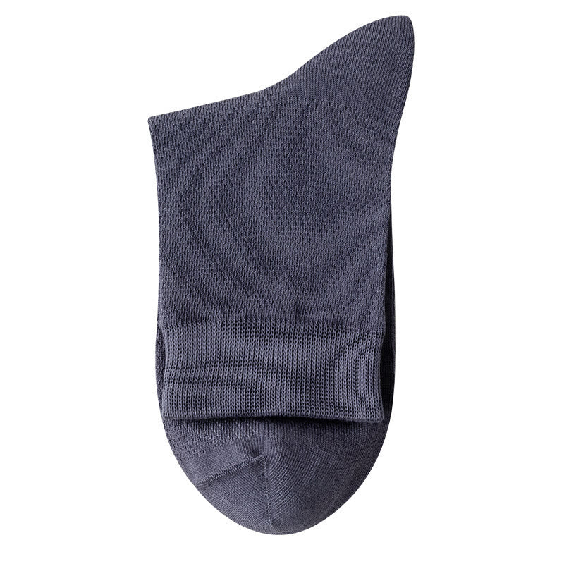 Multicolor Mesh Quarter Socks(5 Pairs) - Grey - EU39-46(US5-12) - image 15