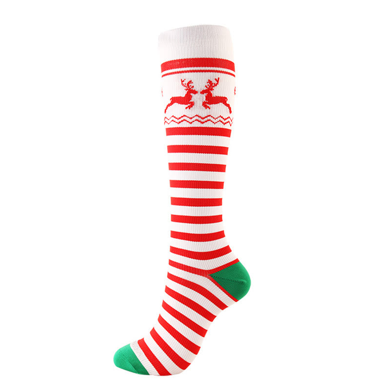 Christmas Knee High Compression Socks(6 Pairs) - image 5