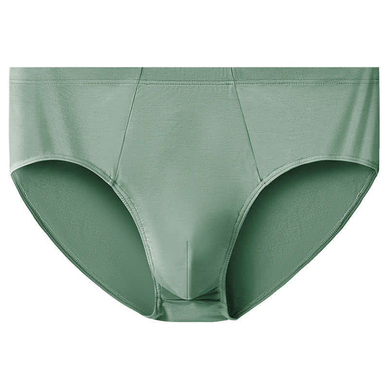 Plus Size Simple High-Waisted Strentch Hip Briefs(2 Packs) - Green - 10XL - image 14