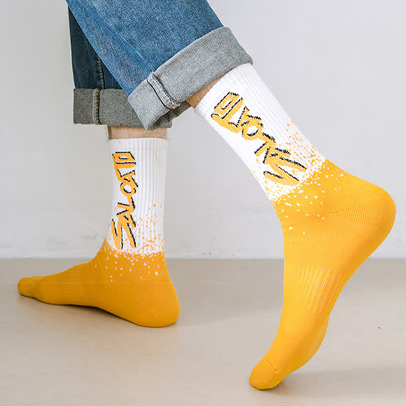Trendy Crew Socks(5 Pairs) - image 5