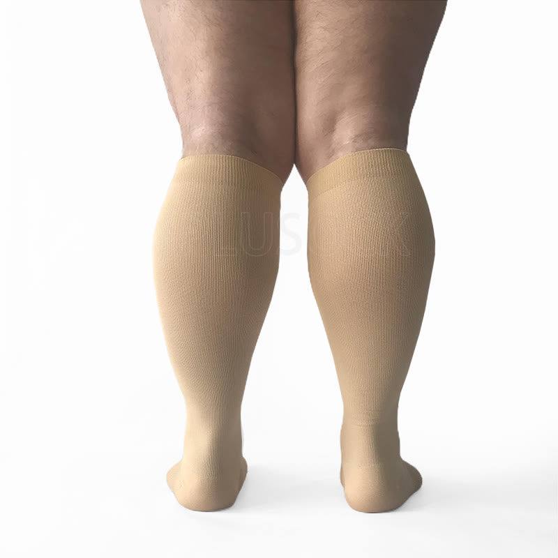 2XL-7XL Skin Plus Size Compression Socks(15-20mmHg)