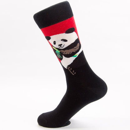 Plus Size Cute Panda Crew Socks(5 Pairs) - image 4