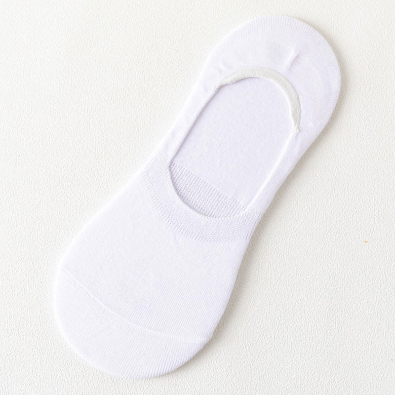 Non-Slip No Show Socks(5 Pairs) - White - EU43-47(US9.5-12.5) - image 8