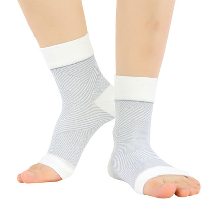 Stripes Arch Support Pain Relief Ankle Brace - White - S/M - image 5