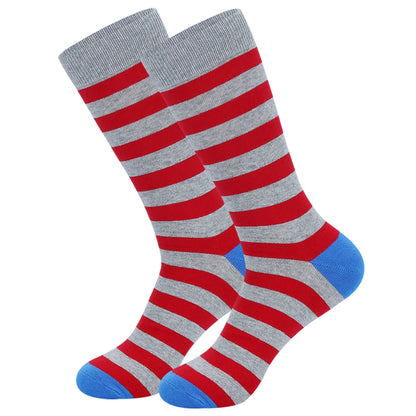 Pattern Funny Casual Dress Socks(5 Pairs) - image 2