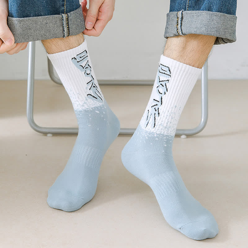 Trendy Crew Socks(5 Pairs) - image 10