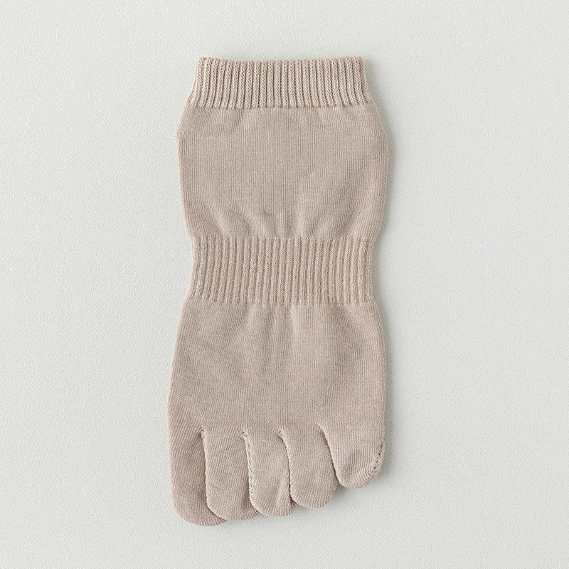 Five Toes Alignment Socks(5 Pairs) - Khaki - EU39-46(US5-12) - image 19