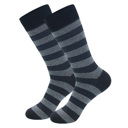 Grey Striped Crew Socks(5 Pairs) - image 6