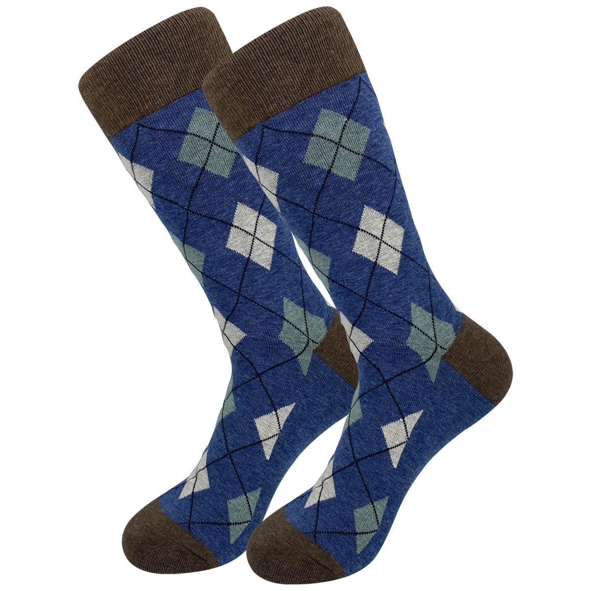 Plusock Classic Lozenge Crew Socks(5 Pairs) - image 4