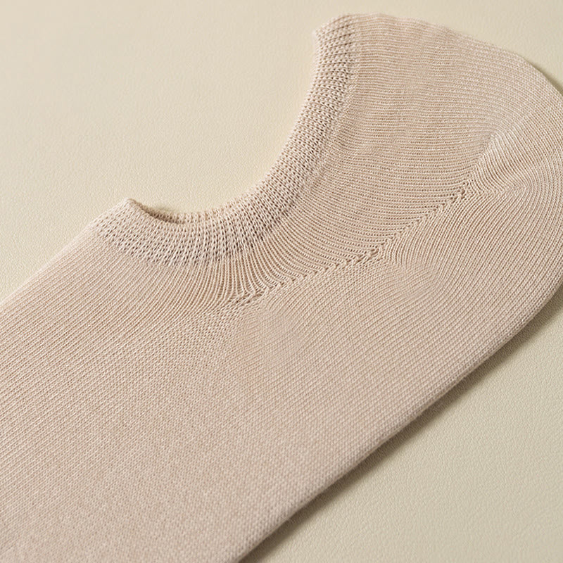 Plus Size Non-Slip No Show Socks(5 Pairs)
