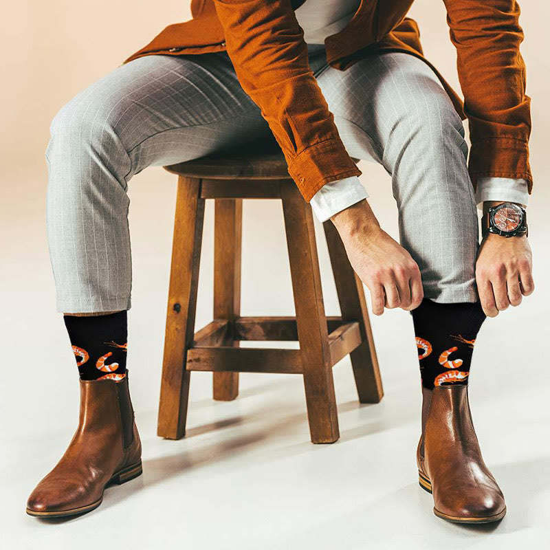 Marine Series Fun Crew Socks(5 Pairs) - image 6