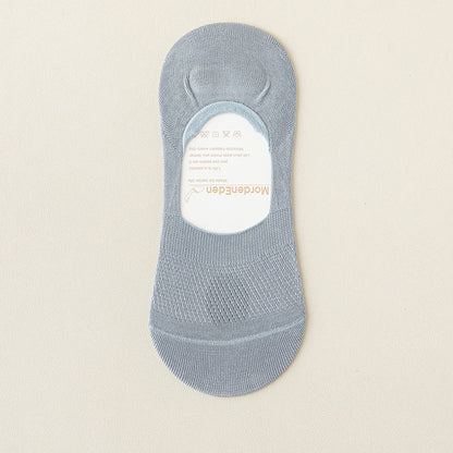 Mesh Breathable No Show Socks(5 Pairs) - Sky Blue - EU39-46(US5-12) - image 17