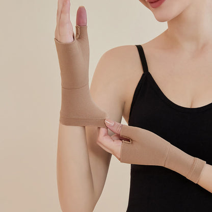 Wrist Support Thumb Guard Muscle Gloves - image 4