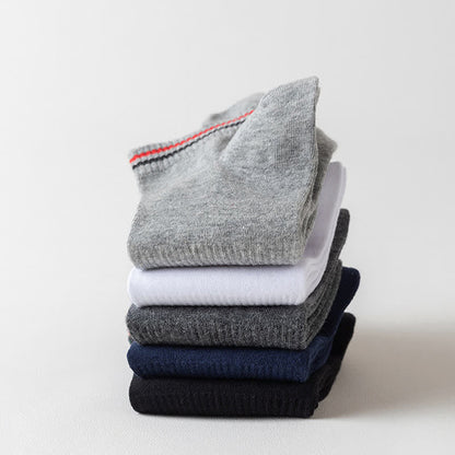 Stripe Anti-sweat Sport Ankle Socks(5 Pairs) - image 2