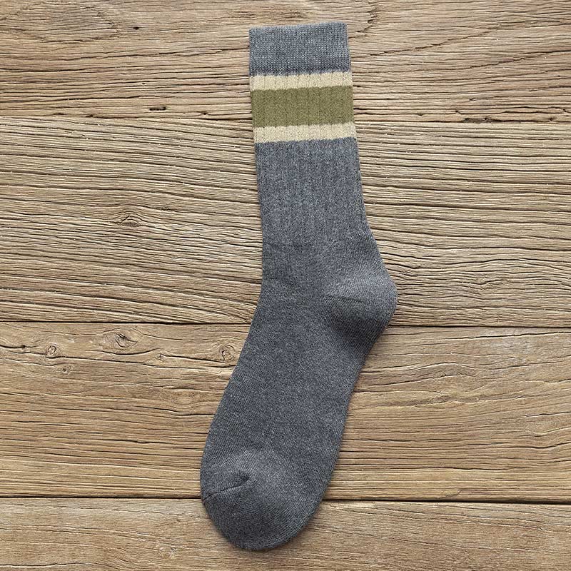 Plus Size Warm Breathable Quarter Socks(8 Pairs) - Dark Grey - EU37-45(US4-11) - image 11