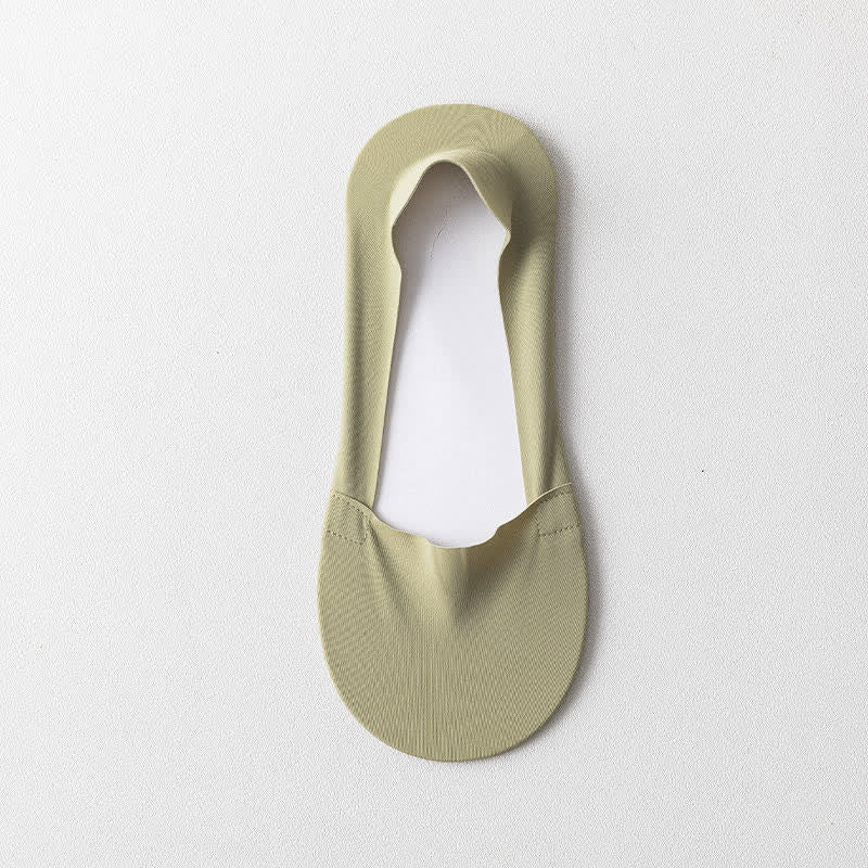 Unisex Deep Mouth Boat Socks(5 Pairs) - Light Green - EU35-38(US5-7) - image 14