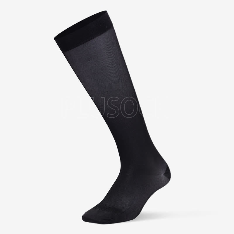 Pure Color Sheer Compression Socks - image 4