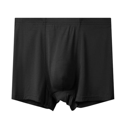 Plus Size High-Waisted Breathable Boxer Briefs(1 Pack) - Black - 13XL - image 4