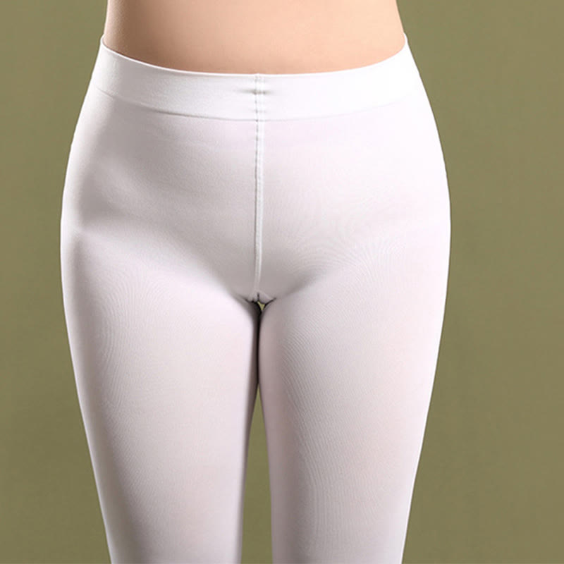 80D Women Tear-proof Plus Size Footless Tights(3 Pairs) - image 4