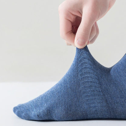 Plusock Breathable Soft Cotton Quarter Socks(7 Pairs) - image 1