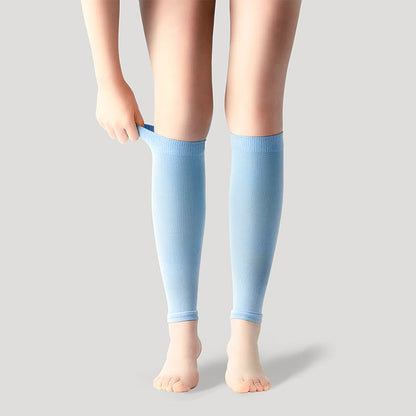 Ice Silk Footless Cool Compression Sleeve Socks Unisex