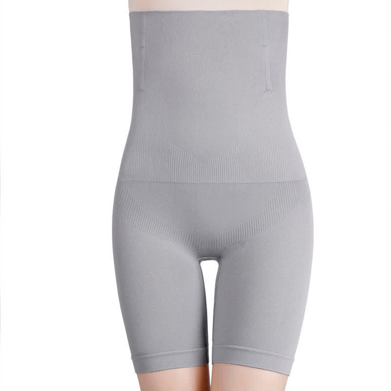Plus Size Solid Body Shapewear Panty (2 Packs) - Gray - 7XL - image 7