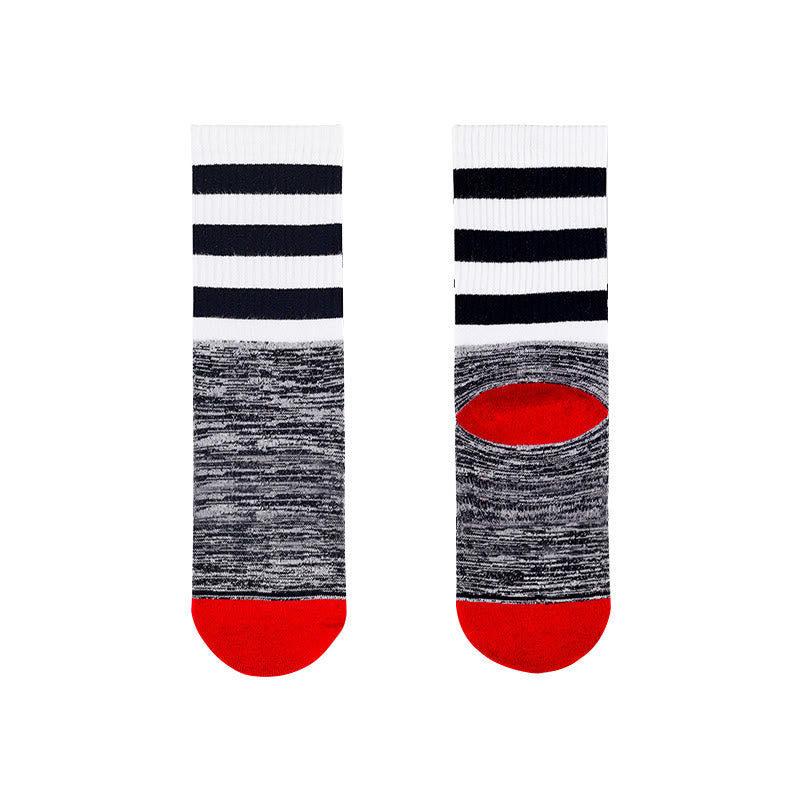 Black&White Stripes Knee High Cushioned Socks - image 7