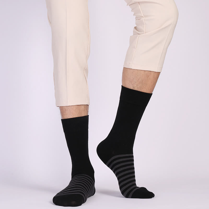 Color Stripes Crew Socks(6 Pairs) - image 2