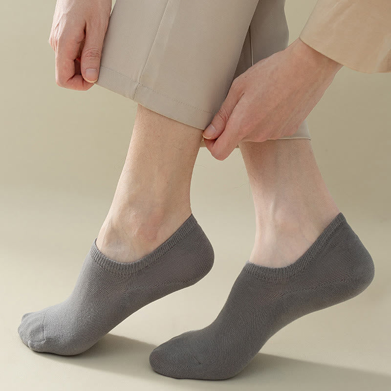 Plus Size Non-Slip No Show Socks(5 Pairs)