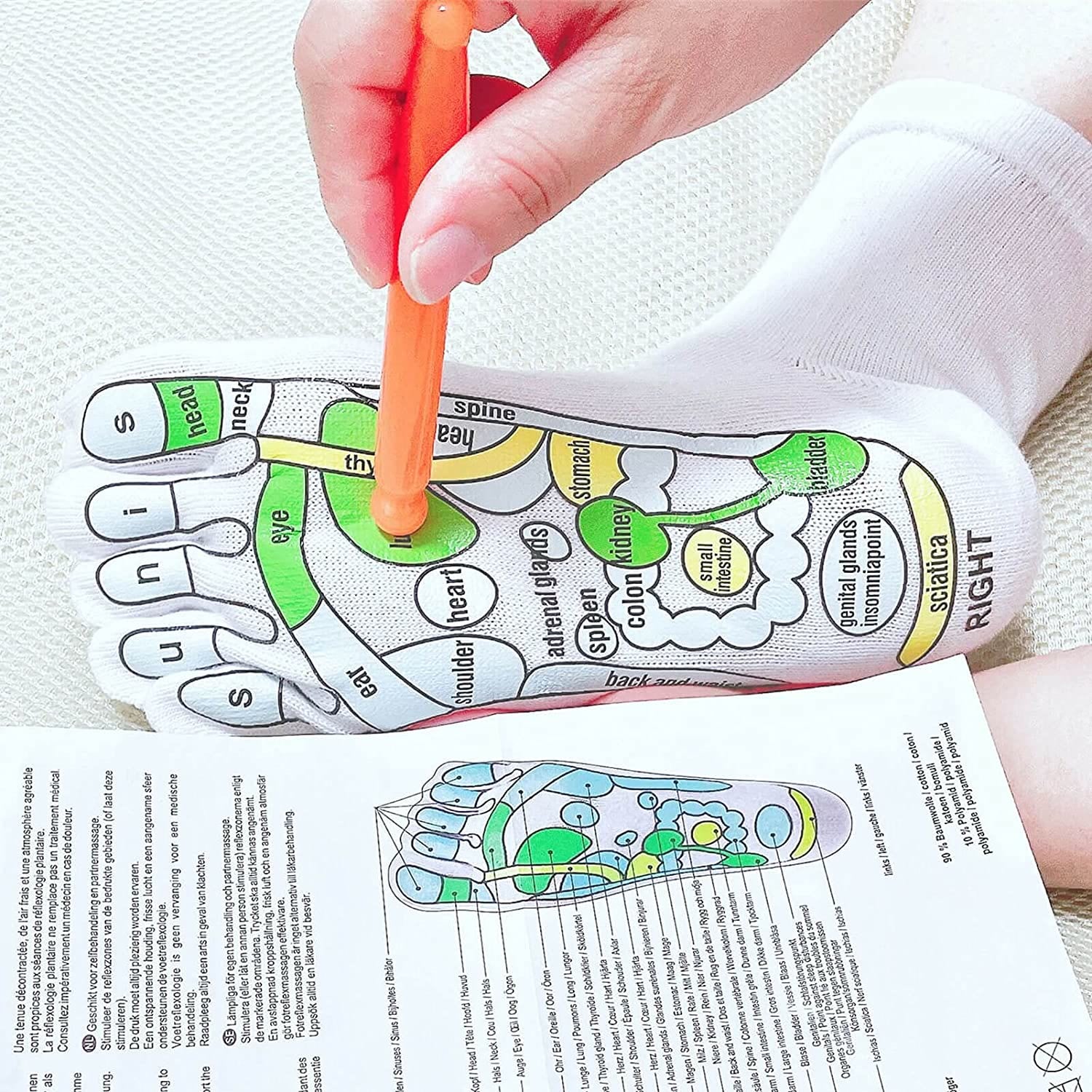 Acupressure Socks Physiotherapy Massage Relieve Tire - image 1