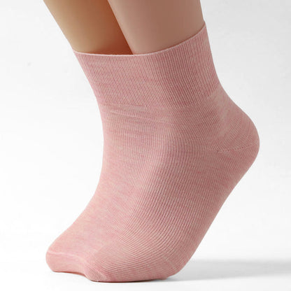 Plus Size Non Binding Quarter Socks Bundle - 45-50 - Pink - 5 Pairs - image 10