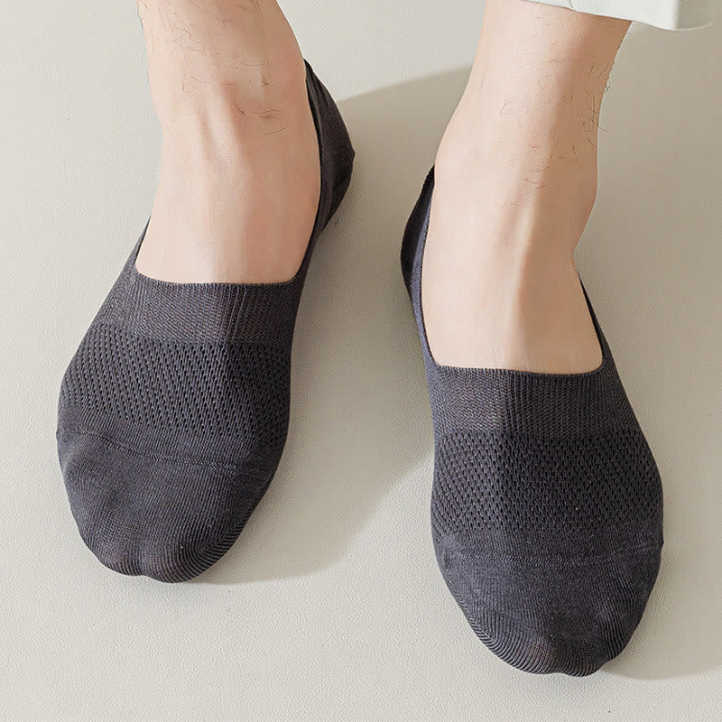 Plus Size Mesh Breathable No Show Socks(5 Pairs) - image 7