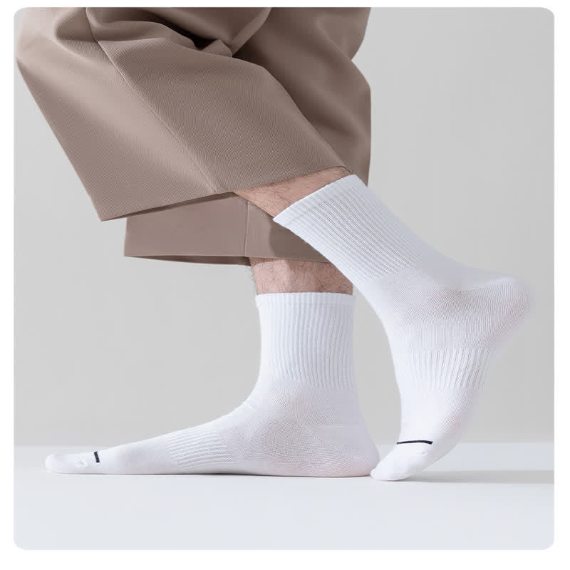 Solid Comfy Quarter Socks(6 Pairs) - image 2