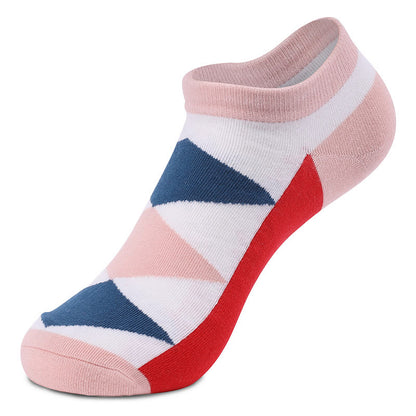 Color Contrast Ankle Socks(5 Pairs) - image 6