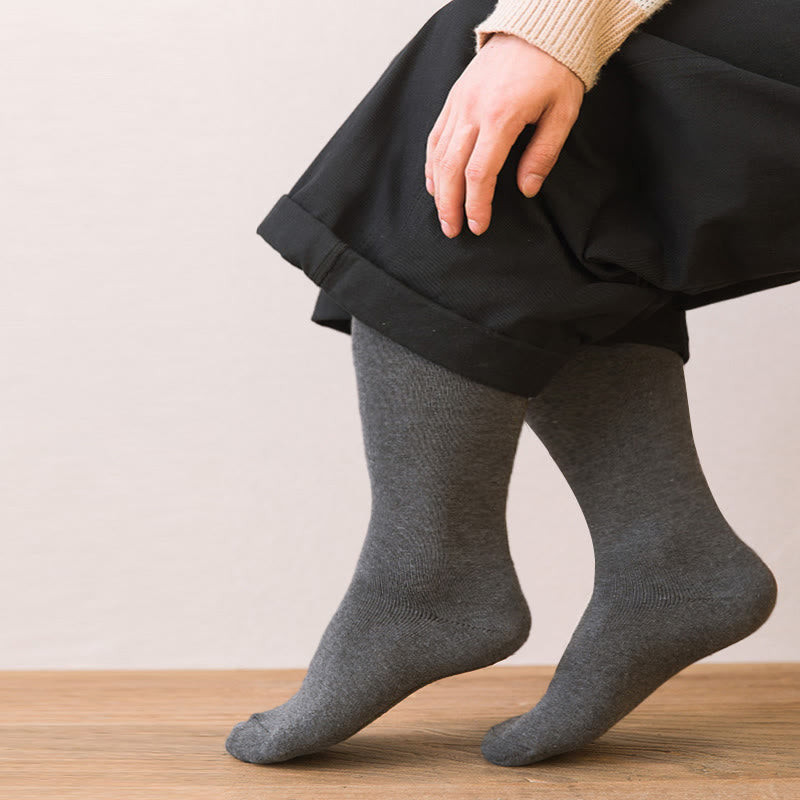 Thickened Thermal Knee High Socks(5 Pairs) - image 3