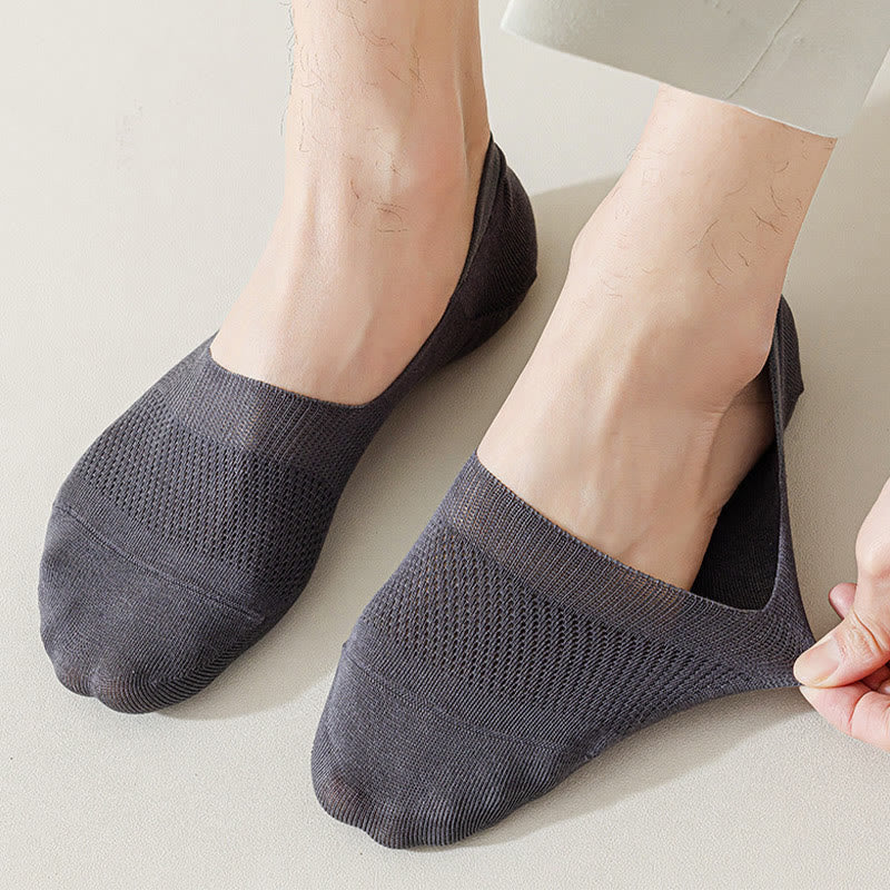 Plus Size Mesh Breathable No Show Socks(5 Pairs) - image 4